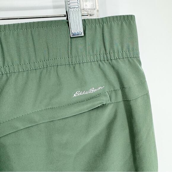 Eddie Bauer Women's Departure Ankle Pants In Alpine Green Size L Athleisure Gorp - Picture 11 of 15